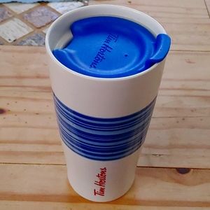 Tim Horton's travelling mug